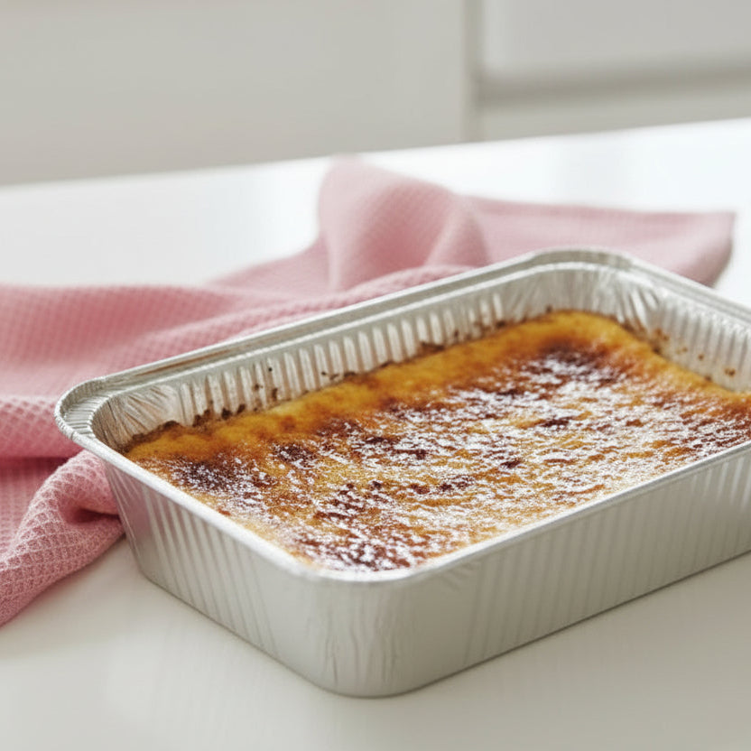Nouveau gateau au fromage, crème brulée de chez La Bine à Mascouche